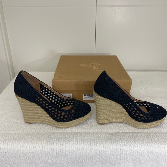 Joie “hot stuff” platform wedge espadrilles, size 37 - Picture 3 of 5